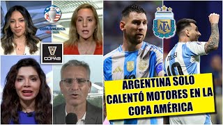 ARGENTINA tuvo merecida victoria MESSI con mal día pero SIRVIÓ PARA CALENTAR MOTORES  Entre Copas [upl. by Hoban]