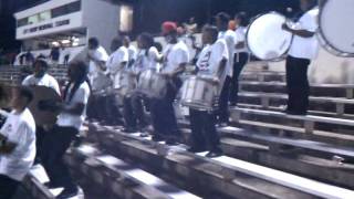 Anniston High School Alumni Band Drumline View [upl. by Noivart271]