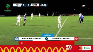 McDonalds NPL Tasmania Round 12 Match Highlights Kingborough Lions v Glenorchy Knights [upl. by Bevon]