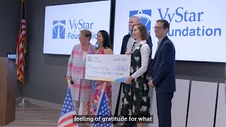 VyStar Foundation Awards Grants to 12 Military and Veterans Nonprofits [upl. by Nymsaj]