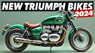 7 New Triumph Motorcycles For 2024 [upl. by Yrrol]