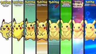 Evolution of Pokémon Evolution Animations 19962019 [upl. by Sarene]