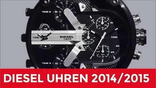 Diesel Uhren 2014  Aktuelle Herrenuhren aus der Werbung [upl. by Mackey434]