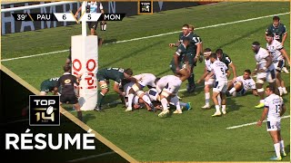 TOP 14  Résumé Section PaloiseMontpellier Hérault Rugby 2322  J04  Saison 20212022 [upl. by Boser734]