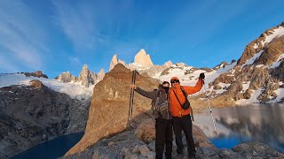 El Chalten  Campamento Poincenot  Laguna de los Tres Fitz Roy 4K Patagonia 2024 [upl. by Sheeran]