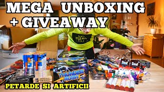 🧨CEL MAI MARE UNBOXING  🎁GIVEAWAY CU ARTIFICII ȘI PETARDE 20222023 🎆🧨✨ [upl. by Ttehr]