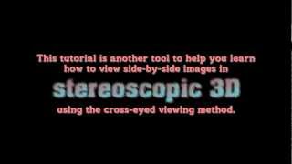 Tutorial to help learn crossviewing 3D [upl. by Cerelly]