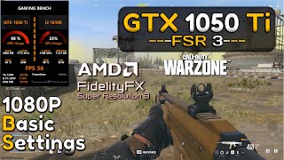 GTX 1050 Ti  Cod Warzone 3  Official AMD FSR 3 Frame Generation [upl. by Fi103]