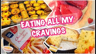 EATING MY CRAVINGS  🍰 🍜 binge of the week  binge eating filmed  TD EW 暴飲暴食 [upl. by Irtemed]