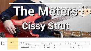 The Meters  Cissy Strut Bass Cover TABS [upl. by Halil144]