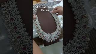 CZ Haram weddingjewellery bridaljewellery longharam czharam grwm latestjewellery necklace [upl. by Mendy20]