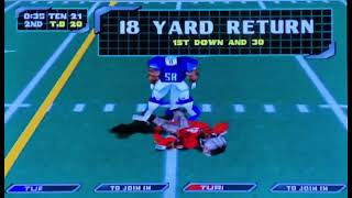 NFL Blitz 2000  N64  H2H [upl. by Encratis]