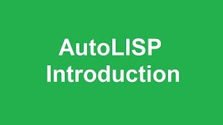 How to write AutoLISP programs [upl. by Inwat]