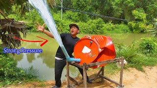 Amazing How to make free energy Water Pump  Auto Pump Deep Big River 24hday NO Electricity [upl. by Akcinahs]