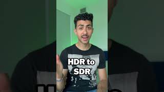 Dont look like a DOUGHNUT Easily convert HDR to SDR in CAPCUT [upl. by Hannavas]