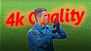 Ronaldo 4k Clips For Edit 🔥 No Copyright [upl. by Akimit]