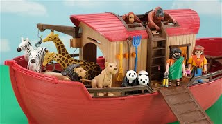 Playmobil Wild Life Noah’s Ark and Animal Playset  Fun Toys Video [upl. by Ragse]