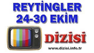 En Çok İzlenen Diziler  2430 Ekim 2016 Reyting Sonuçları Dizi Reytingleri [upl. by Warrenne999]