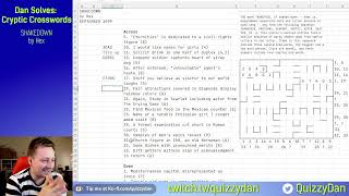 Variety Cryptic Crossword Shakedown [upl. by Premer]