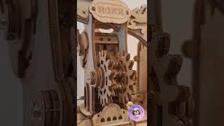 ROKR Classic printing press diy craft robotime rokr [upl. by Camila]