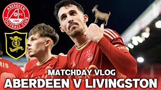 IT IS THAT MAN AGAIN  ABERDEEN V LIVINGSTON  MATCHDAY VLOG  201223 [upl. by Nirre47]