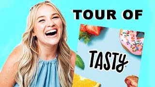 WELCOME TO MY CHANNEL  TOUR OF BUZZFEED TASTY  Alix Traeger [upl. by Kerekes83]