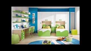 Cool Kids Room Colorful  Bedroom Design [upl. by Kampmeier]