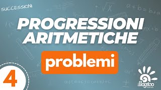 Progressioni aritmetiche  problemi  4 [upl. by Cida]