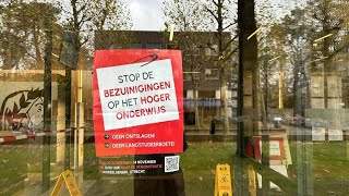 Regionieuws TV  Grote manifestatie in Den Haag tegen bezuinigingen op hoger onderwijs [upl. by Olumor]