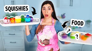 Bake With ME 11  Squishies into FOOD [upl. by Humpage]