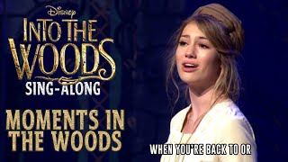 Into the Woods  Moments in the Woods  SingAlong [upl. by Terrena]