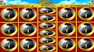 ★★JACKPOT HANDPAY★★450 BETS★★QUEST FOR RICHES HIGH LIMIT SLOT MACHINE BUENO DINERO MUSEUM SLOTS [upl. by Fabozzi]