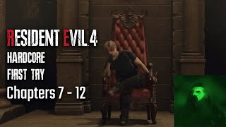 Aris Plays Resident Evil 4 Remake First Try Hardcore  The Castle Chapters 712 [upl. by Gnas]