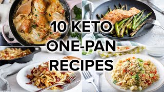 10 Keto OnePan Recipes with Easy Cleanup [upl. by Eiaj878]