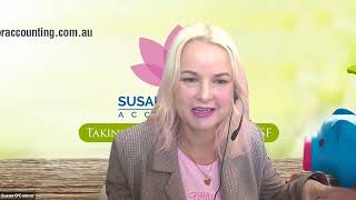 Susan OConnor Accounting  SMSF WEBINAR Guest Ashleigh Goodchild [upl. by Lotsirhc]