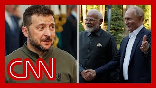 Zelensky blasts Modi’s visit with Putin as ‘a devastating blow to peace’ [upl. by Divaj503]