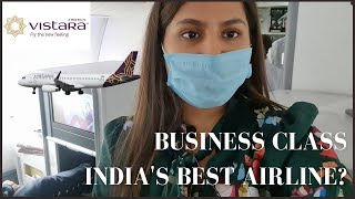 Review  VISTARA UK18 BUSINESS CLASS  LHR TO DEL  INDIAS BEST AIRLINE [upl. by Asoramla223]