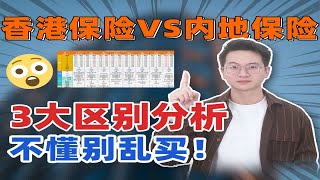 香港保险VS内地保险，3大区别分析，劝你搞懂再买 [upl. by Ellenor354]