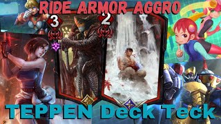 Jill Valentine RedGreen Combo QUEEN  TEPPEN Deck Teck [upl. by Ontine]