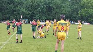 🏉 Halton Farnworth Hornets Greens U13s v Woolston Golds U13s [upl. by Horter]