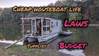 192 ATAP Houseboat on a Budget Free Living [upl. by Aveline]