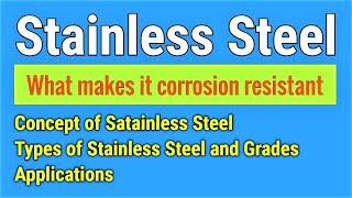 English Stainless Steel SS  Basic concept Classification Grades and Applications [upl. by Jonas]