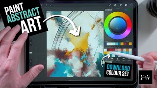 How to make digital abstract art  PRO TIPS [upl. by Selrahcnhoj]