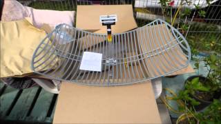 Fulltime RVing Parabolic Directional Grid Antenna for internal wifi Part 1 [upl. by Ecila]