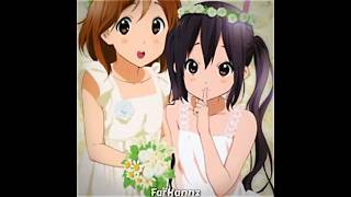 Yui ❤ Azunyan kon kon hirasawayui nakanoazusa waifu anime animeedit rekomendasianime [upl. by Ailem]