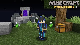 Un tout nouveau départ   Skyblock Hypixel Ironman 1 [upl. by Haropizt]