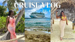 Royal Caribbean Cruise Vlog Pt 1♡  Turks amp Caicos  Dominican Republic  Travel Diaries [upl. by Riha199]