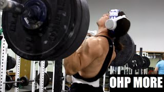 HOW TO OVERHEAD PRESS MORE WEIGHT Big Technique Hacks [upl. by Apicella818]