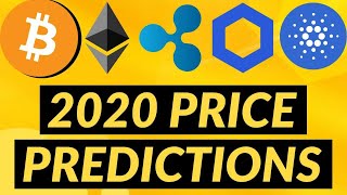 TOP 5 Crypto Price Predictions 2020  BTC ETH XRP ADA LINK [upl. by Idonah889]