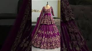 stylish peplum lehenga design [upl. by Cecily]